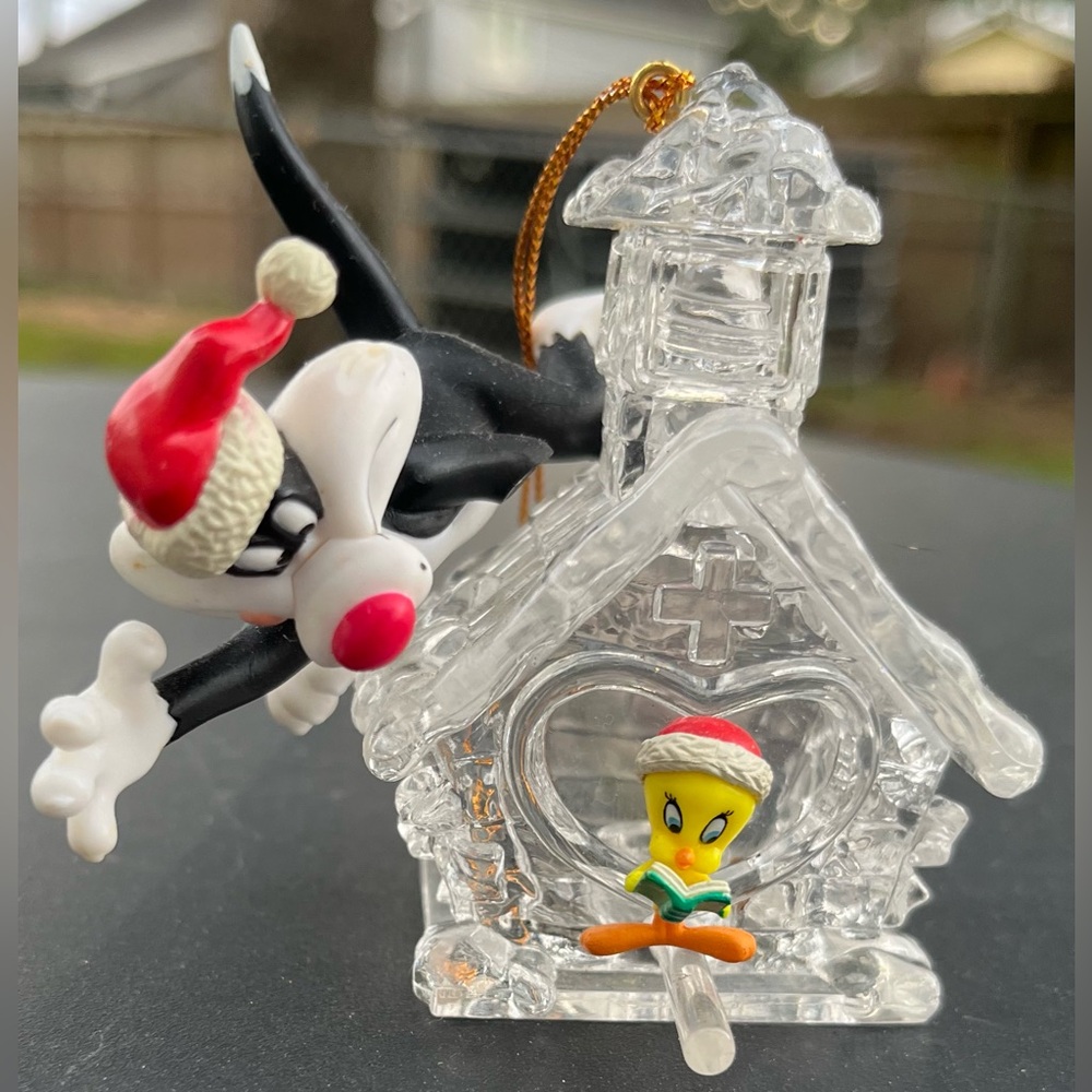 Looney Tunes Vintage Holiday Ornament Sylvester and Tweety